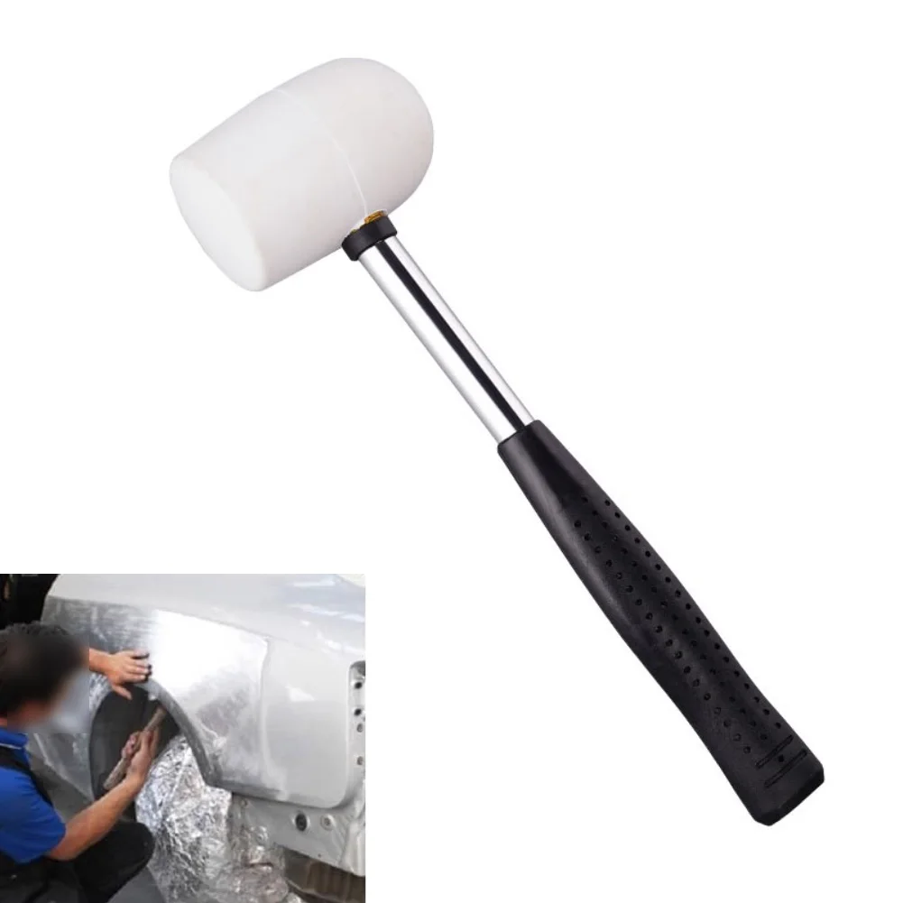 Rubber Mallet 10Ounce Hammer with Soft Face and Comfortable Grip for Automotive Repairs Woodworking and Flooring