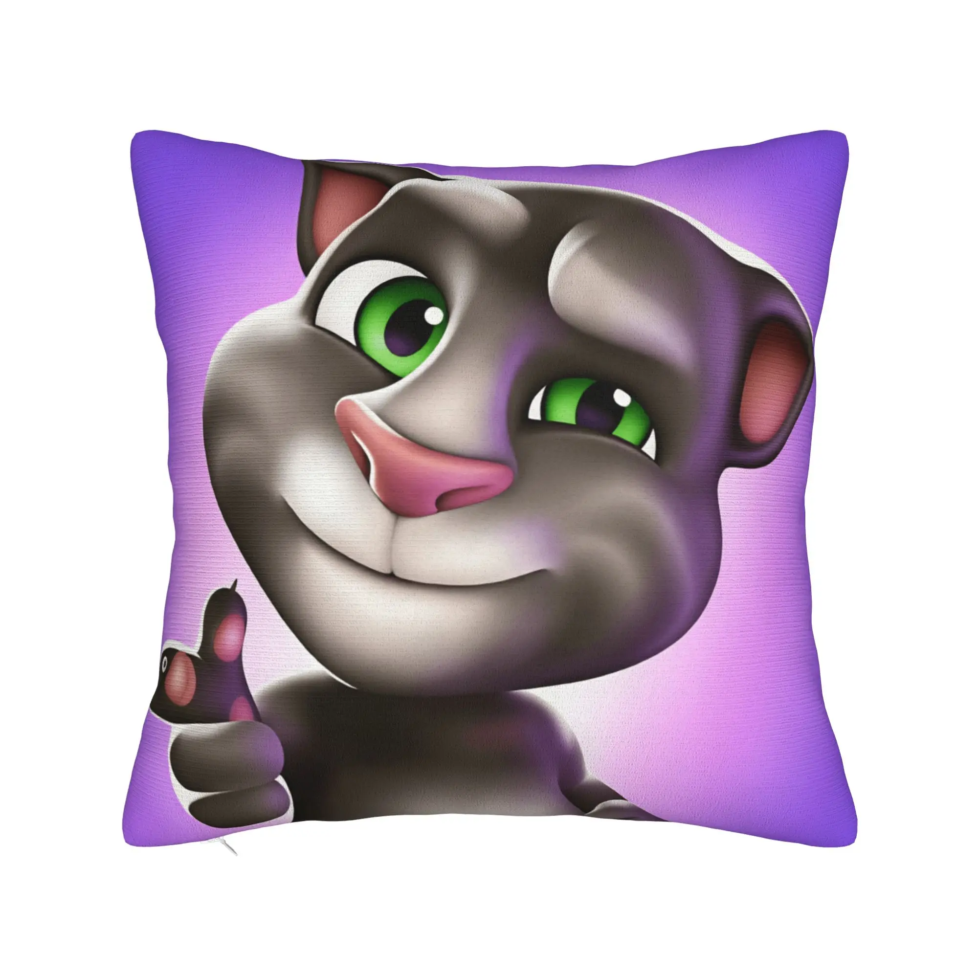 Pillow Case Decorative T-Talking T-Tom And F-Friends Soft  Pillow Cover For Sofa Car Home Decor Fashion Pillowcases