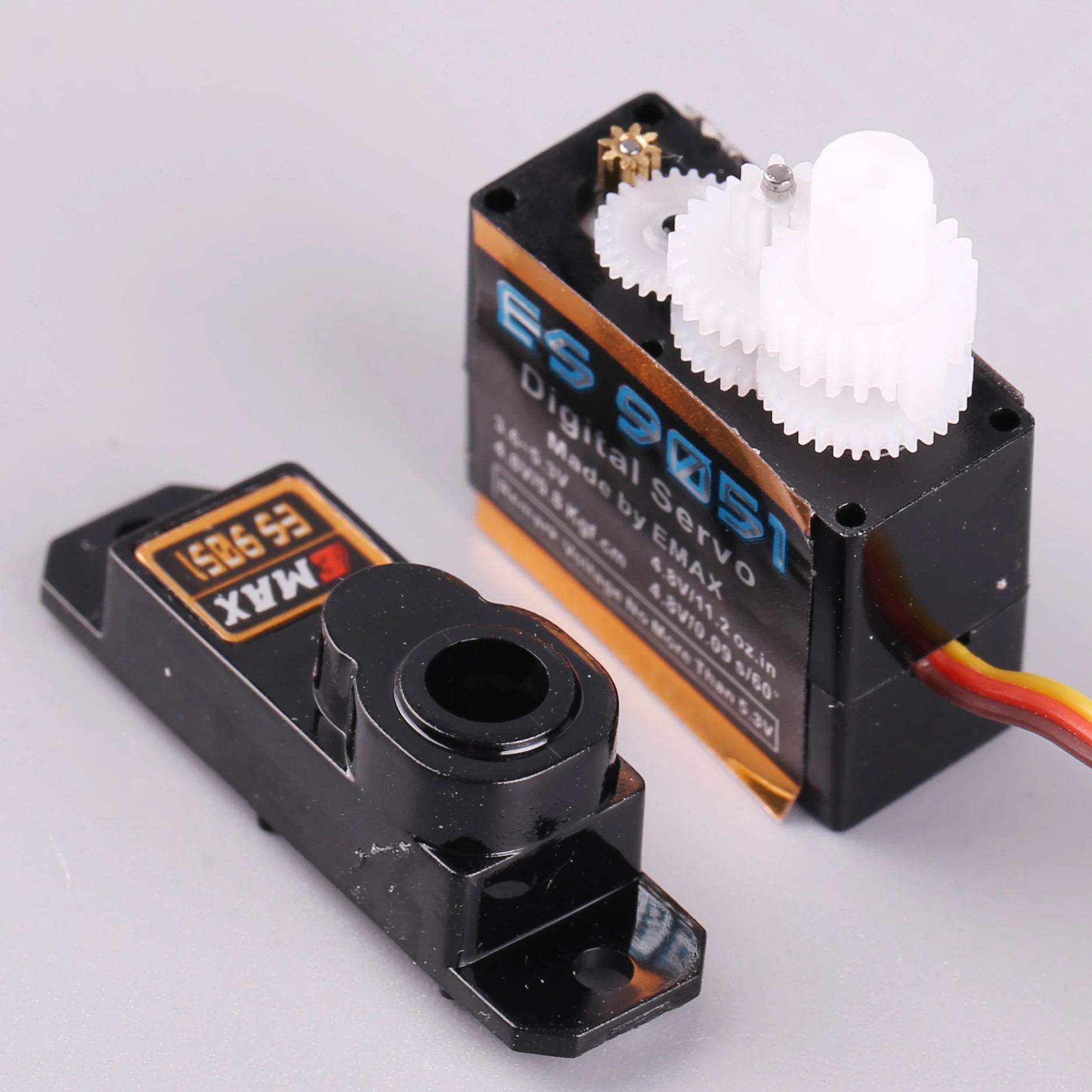 الأصلي EMAX ES9051 البلاستيك أجهزة رقمية 4.1 جرام مقاوم للماء مع التروس Uesd ل RC سيارة هليكوبتر قارب طائرة الملحقات