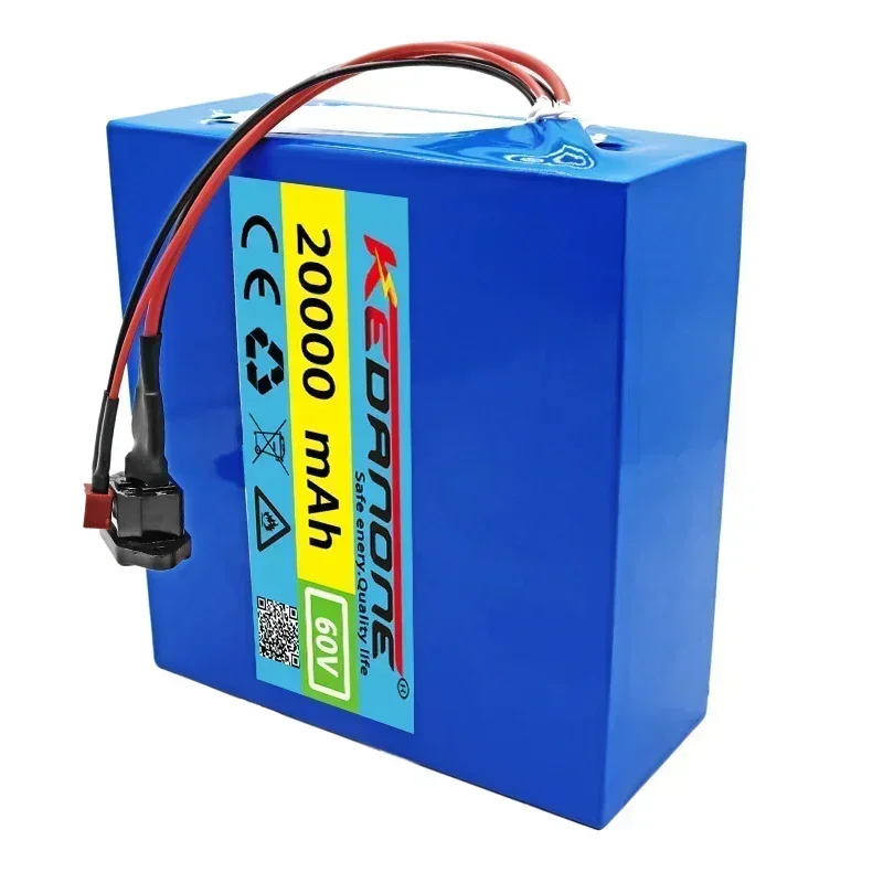 SU New 60V 20Ah 21700 Lithium Battery Pack 16S4P 1000W-3000W Electric Bike Motorcycle Scooter Battery +67.2V 3A Charger