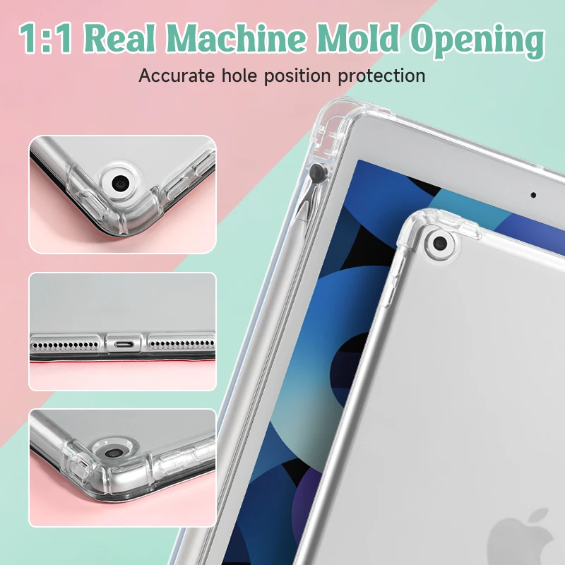 Spaceman Case For iPad 9th/ 8th/ 7th Generation 10.2 inch Case,For MiNi 4/5/6 Cover,with Pencil Holder,Auto Wake/Sleep Cover