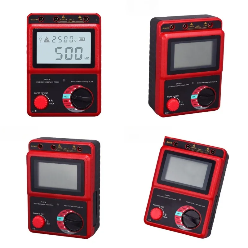 AR907A+ Digital Insulation Tester Megohmmeter 250V 500V 1000V Resistance Meter for Electric Motor Wire Test