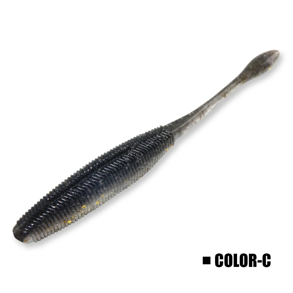 RoseWood Stick Wurm Angelköder Softbait gesalzener gerader Schwanz 7,5 cm 9 cm 11 cm Perfekter Schwimmkunststoff Dream Drop Shot Tackle