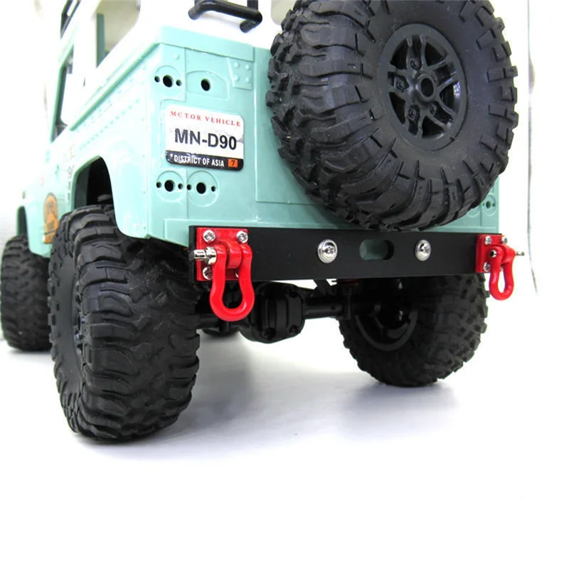 

ABUM-Metal Rear Bumper With Tow Hook For MN D90 D91 D96 MN98 MN99S MN45 1/12 RC Car Upgrade Parts Accessories