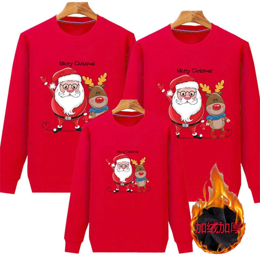 Christmas Jersey Family Set Santa Squad Sweatshirt Mother Father Daughter Son Matching Outfits Couple Sweater Infant Kid Jumper