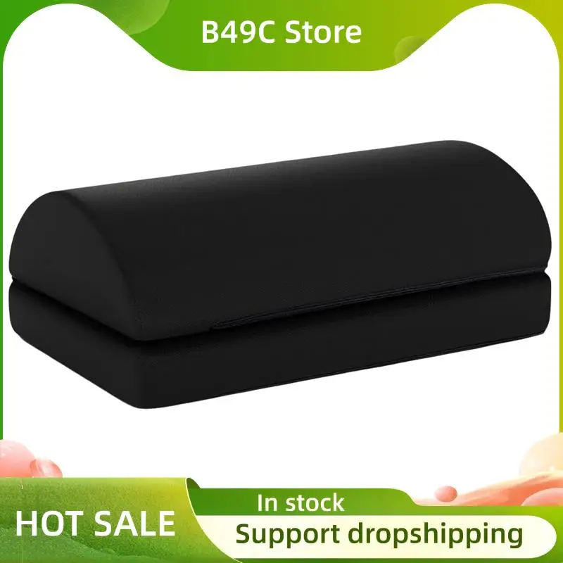 B49C Foot Rest For Under Desk At Work With 2 Adjustable Heights For Back & Hip Pain Relief