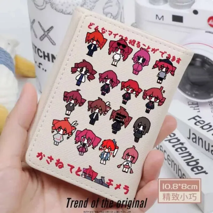 

Anime Kasane Teto Fashion Wallet PU Purse Card Coin Hasp Money Bag Cosplay Gift B2299 Anime