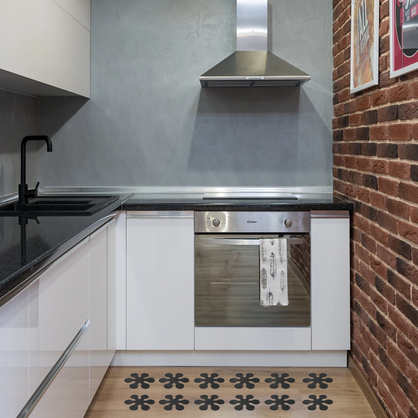 

20Pcs Non-Slip Shower Stickers Snowflake Shape Adhesive Bathtub Floor Strip Anti-Slip Bathroom Safety Tape Bathroom Supply