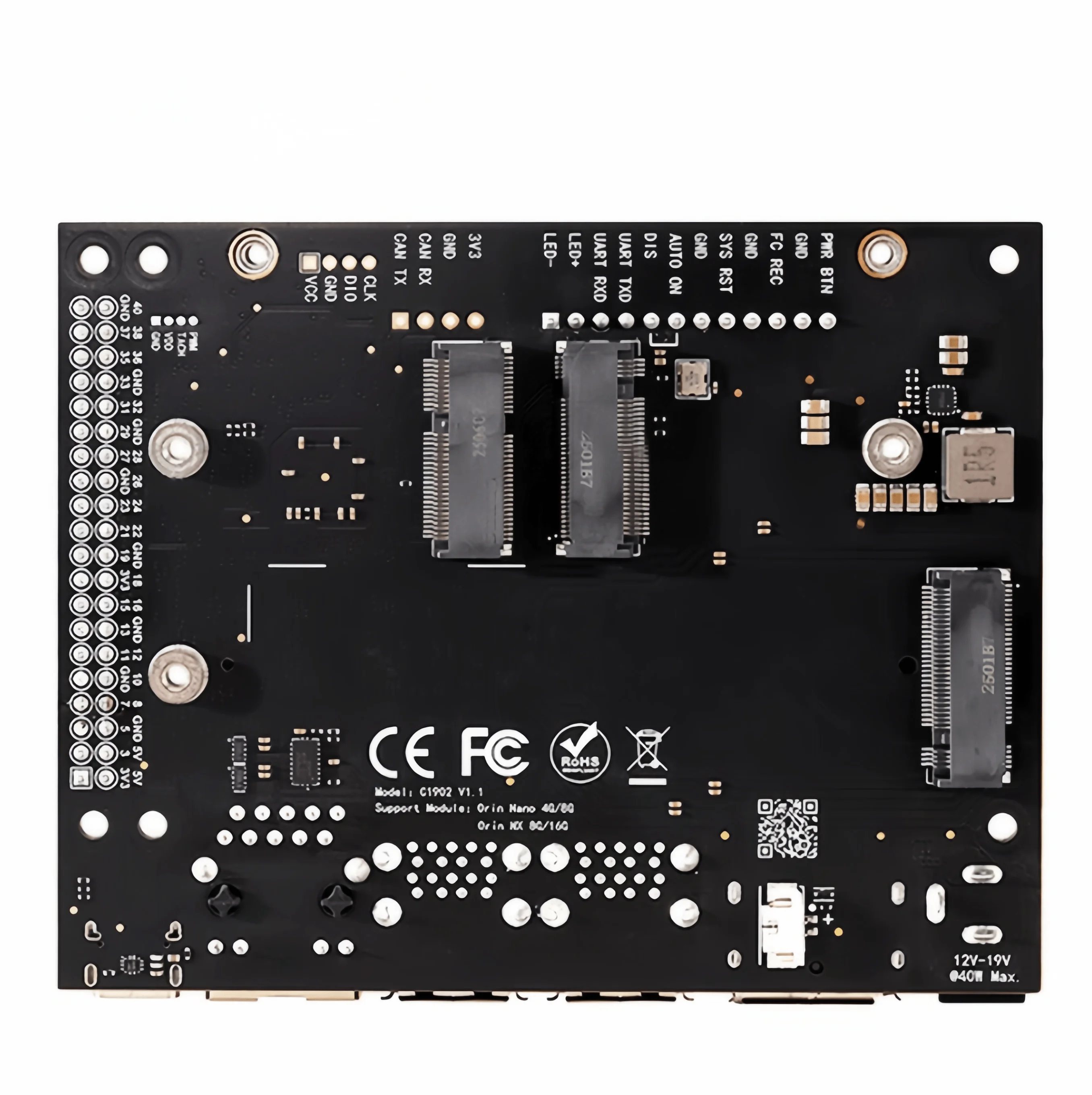 عنصر التحكم للوحة حامل اللوح NVIDIA jetson Aran nano/nx لحوسبة حافة لوحة تطوير AI #3