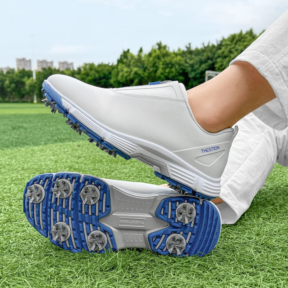 New Men's Golf Shoes Big Size 39-49 Comfortable Non-Slip spikes Golf Training Sneakers for Men