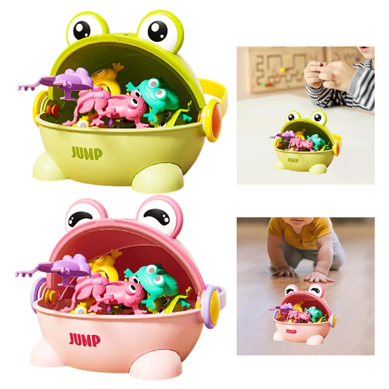 ของเล่นกบกระโดดตลก, คละสี, กบหนังสือเดินทางกระโดด, กบของเล่นกระโดดสําหรับบรรจุถุง,