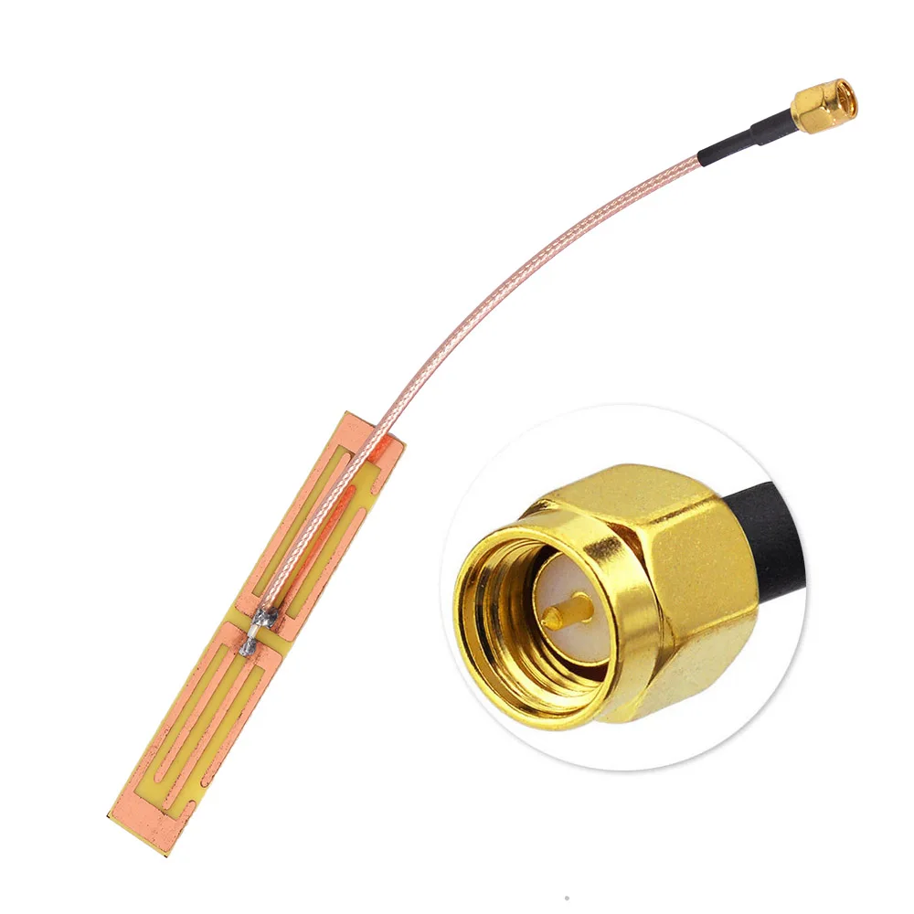 Superbat 5dbi 700-2600Mhz 4G LTE Antenna Internal Aerial Signal Booster SMA Male Connector Vertical RG316 10cm 50 Ohm