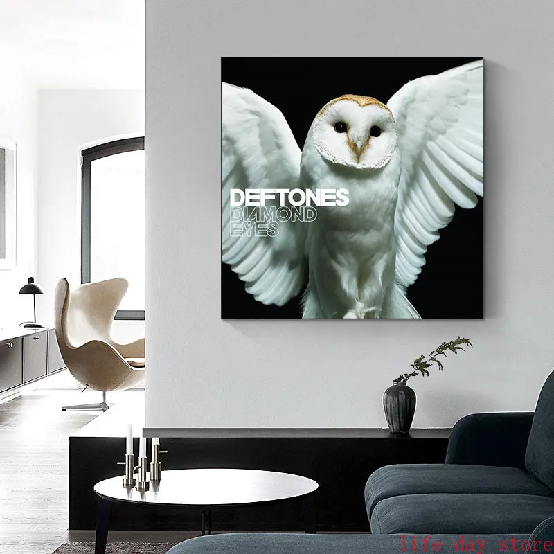 Deftones Singer Music Album Posters Canvas painting Pop Band Vintage Print Modern Family Living Room Wall Gift Aesthetic Decor