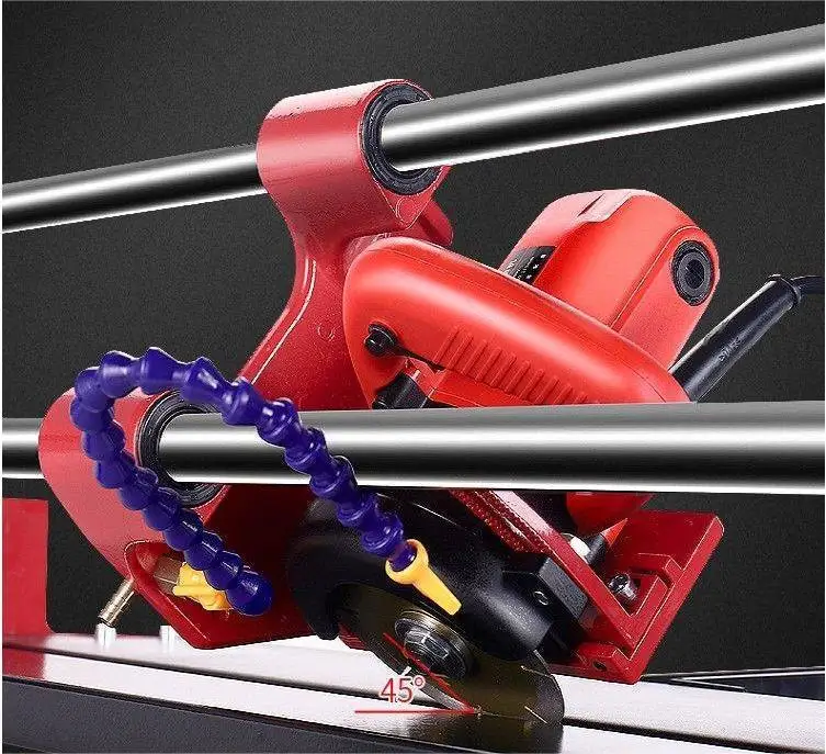 

Small Automatic Ceramic Tile Cutter Manual Edge Saw Blade Cutting Machine 1000mm Portable for Decoration Engineering Motor Core