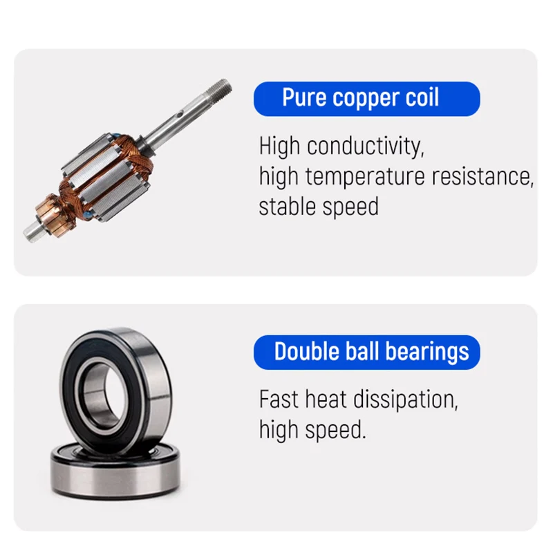 XD-3440 High Speed Adjustable DC Motor Brushed PM Motor 50W 12V 24V PMDC Micro Motor with High Torque CCW & CW Rotation