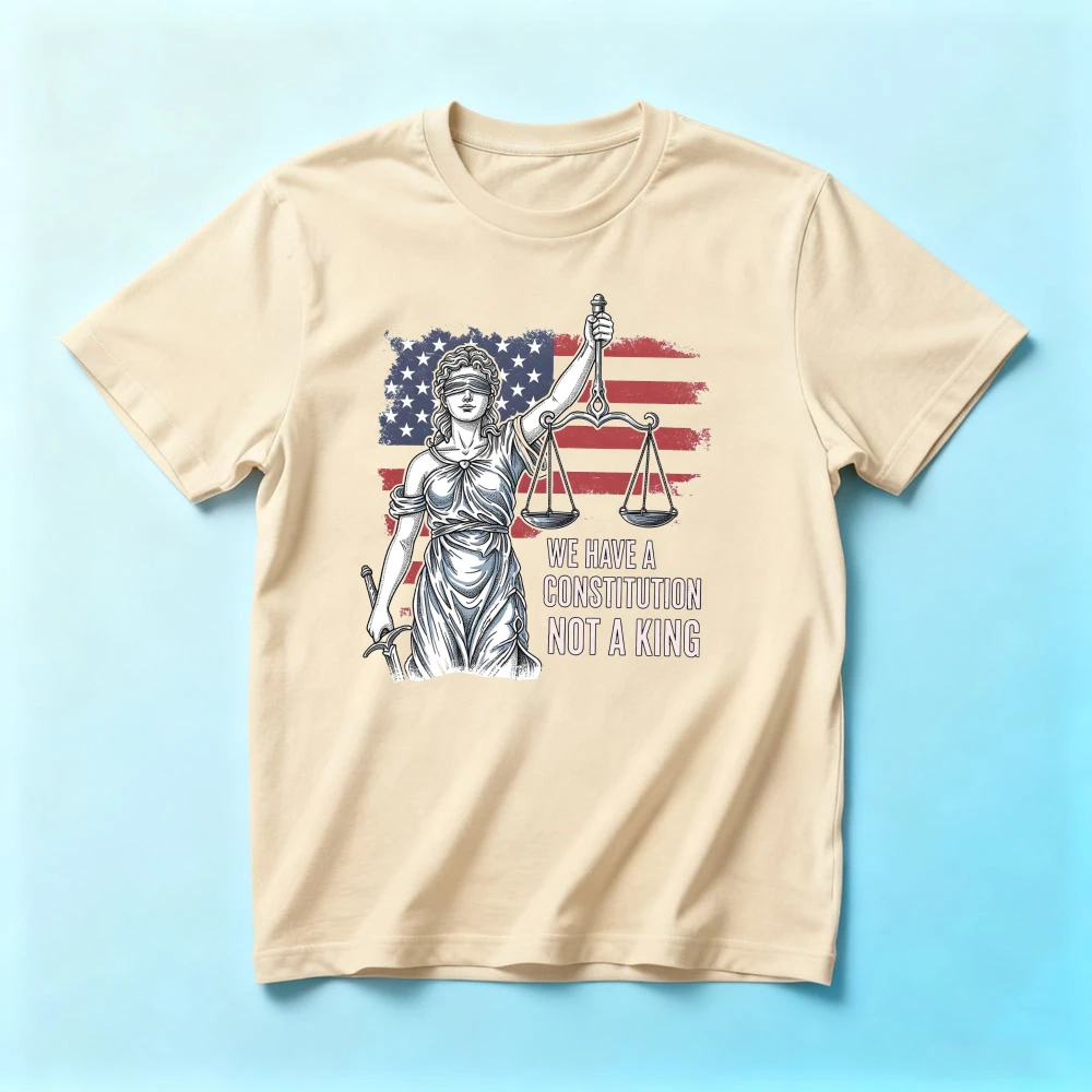 We Have A Constitution Not A King Shirt Patriotic 250th Anniversary Tee 1776 2026 Independence Day Protest 4th of July Tshirt