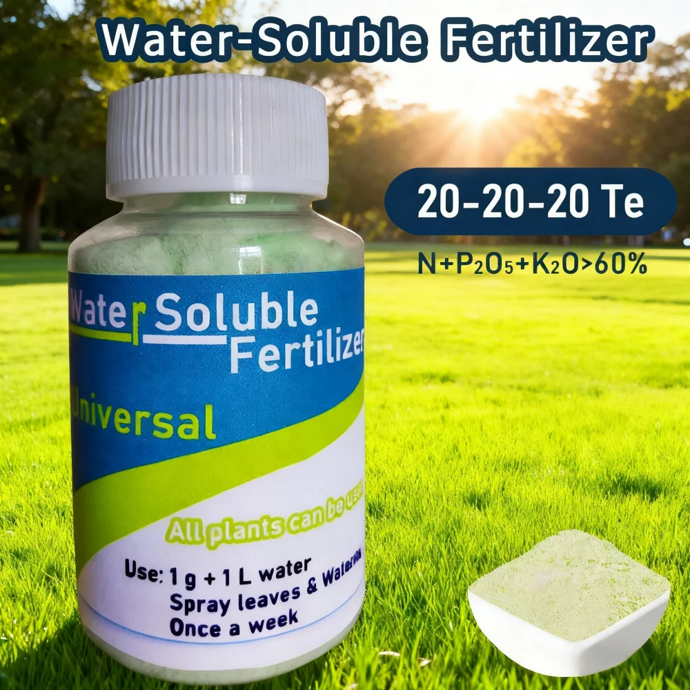 Water-Soluble Fertilizers for Garden Bottled Professional Flower Containing Phosphorus & Potatoes Universal Plant Food NPK 100g