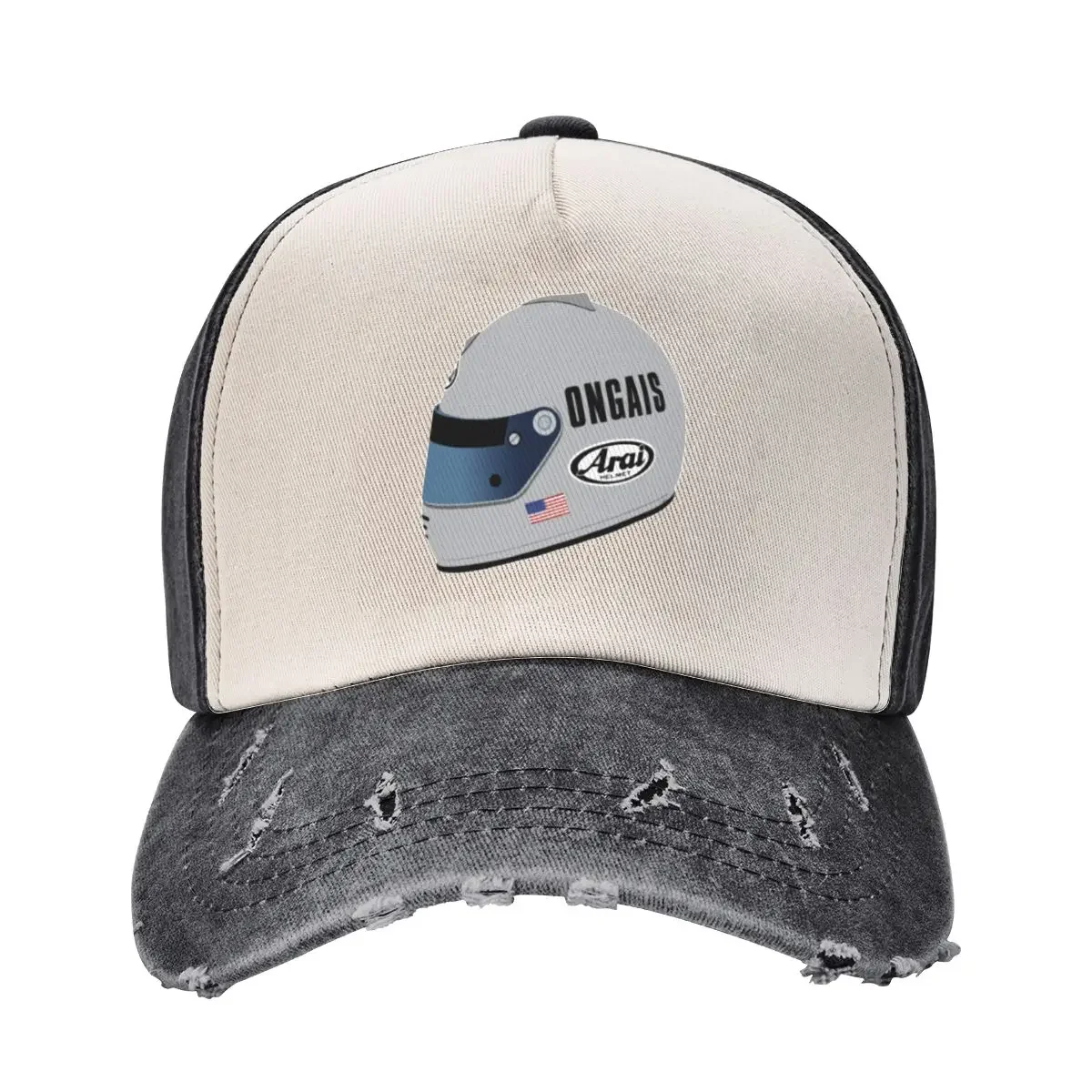 

On the Gas | Danny Ongais (1996) Indy 500 helmet Baseball Cap birthday Trucker Cap Anime Mens Women's