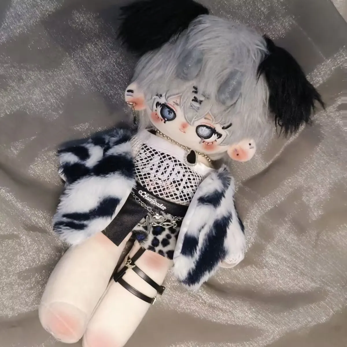 아기옷만, 정품이 아닌 20cm 또는 30cm 면 아기옷 그리드 세트(무염색 검정색) 교체 세트