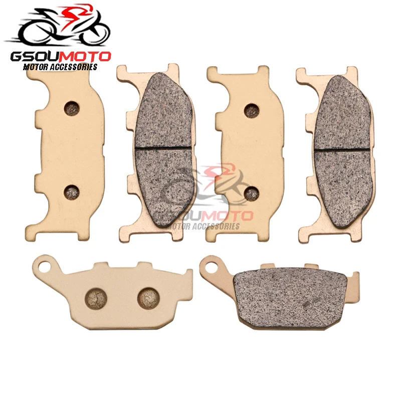 Motorcycle Metal Sintering Front & Rear Brakes Disc Brake Pads For Yamaha XJ6 XJ6N XJ6S XJ6F Diversion FZ6R 600 2009 - 2012 2011