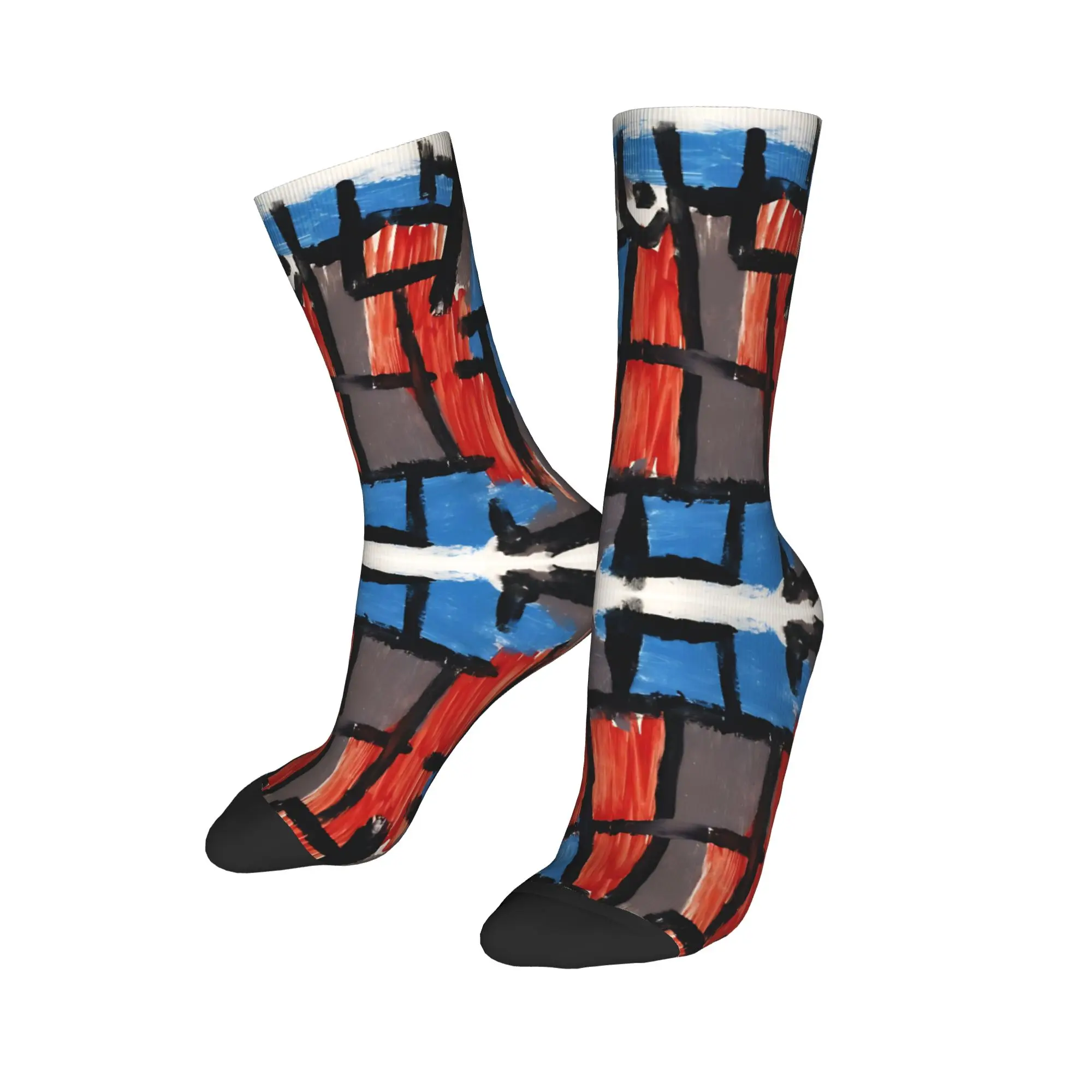 Harajuku Paul Klee The Hour Before One Night  Soccer Socks  Polyester Crew Socks for Women Men Sweat Absorbing