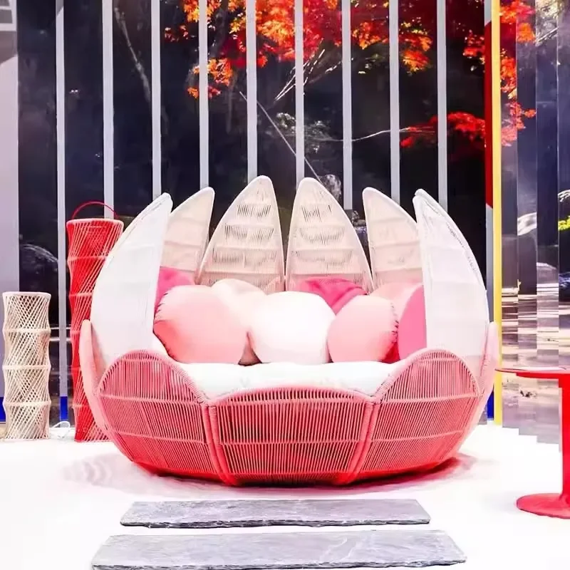Hotel Patio Outdoor Leisure Courtyard Villa Bed Sunbed Garden Bed Beach Pool Chair Restaurant Sunbed