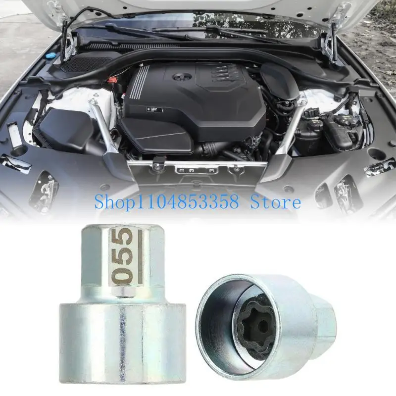 652F Anti‑Theft Screw Disassembly Tool Auto Tire Anti‑Theft Screw Socket #55 Wheel Lock Wrench Car Accessories