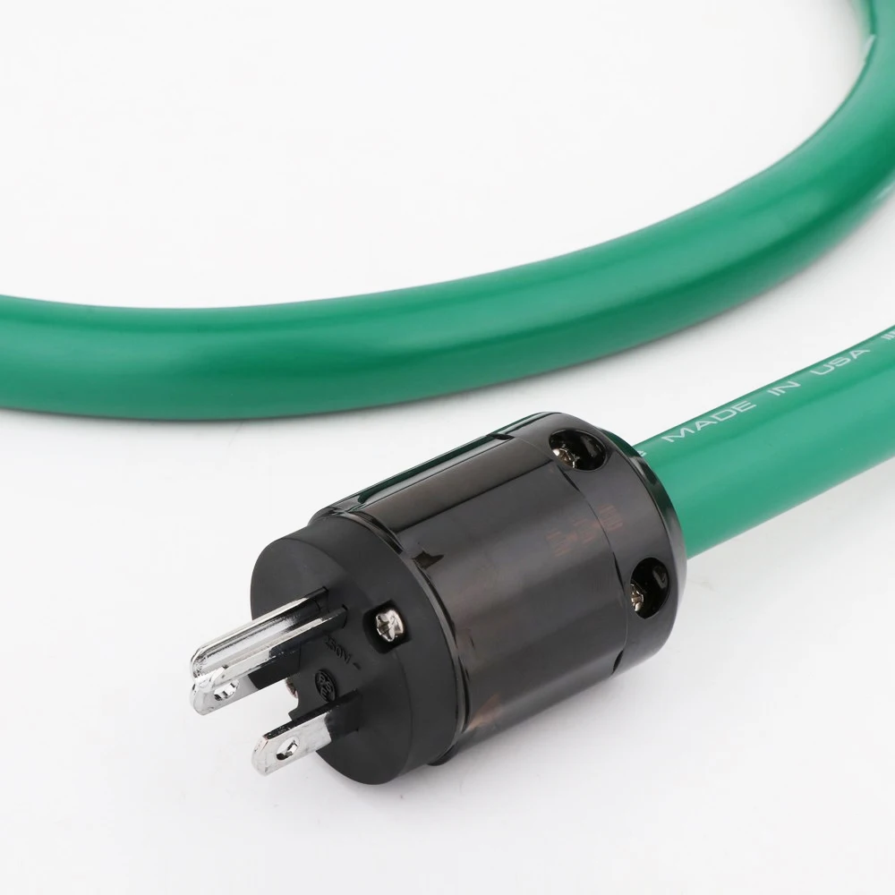 Preffair D502 Netzkabel mit EU-Stecker, AC-Kabel, Mischung aus Kupfer und Silber, Stromleitung, HiFi-Stromkabel – Detail 3