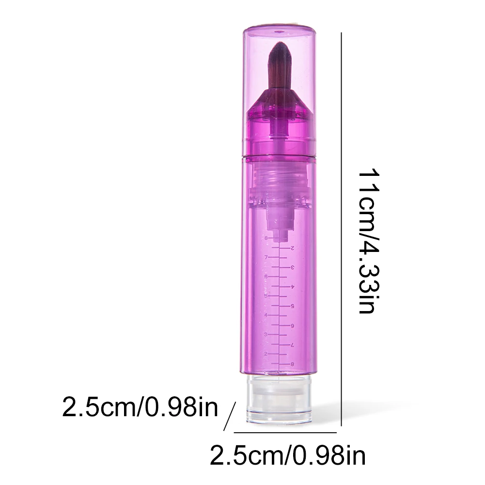 قضيب فروة الرأس مشط سائل ، مدلك توجيه سائل محمول ، فرشاة قضيب زجاجة لنمو الشعر ، تطبيق زيت المصل #6