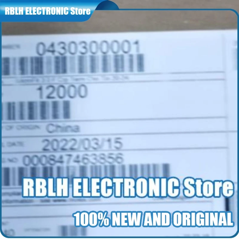 

100 шт./лот, новый и оригинальный разъем 43030-0001