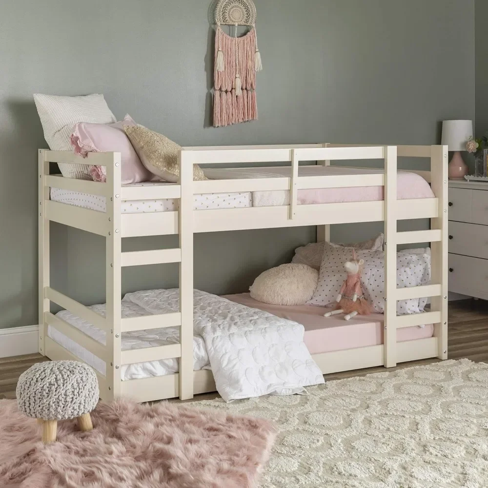 Classic Solid Wood Stackable Bunk Bed