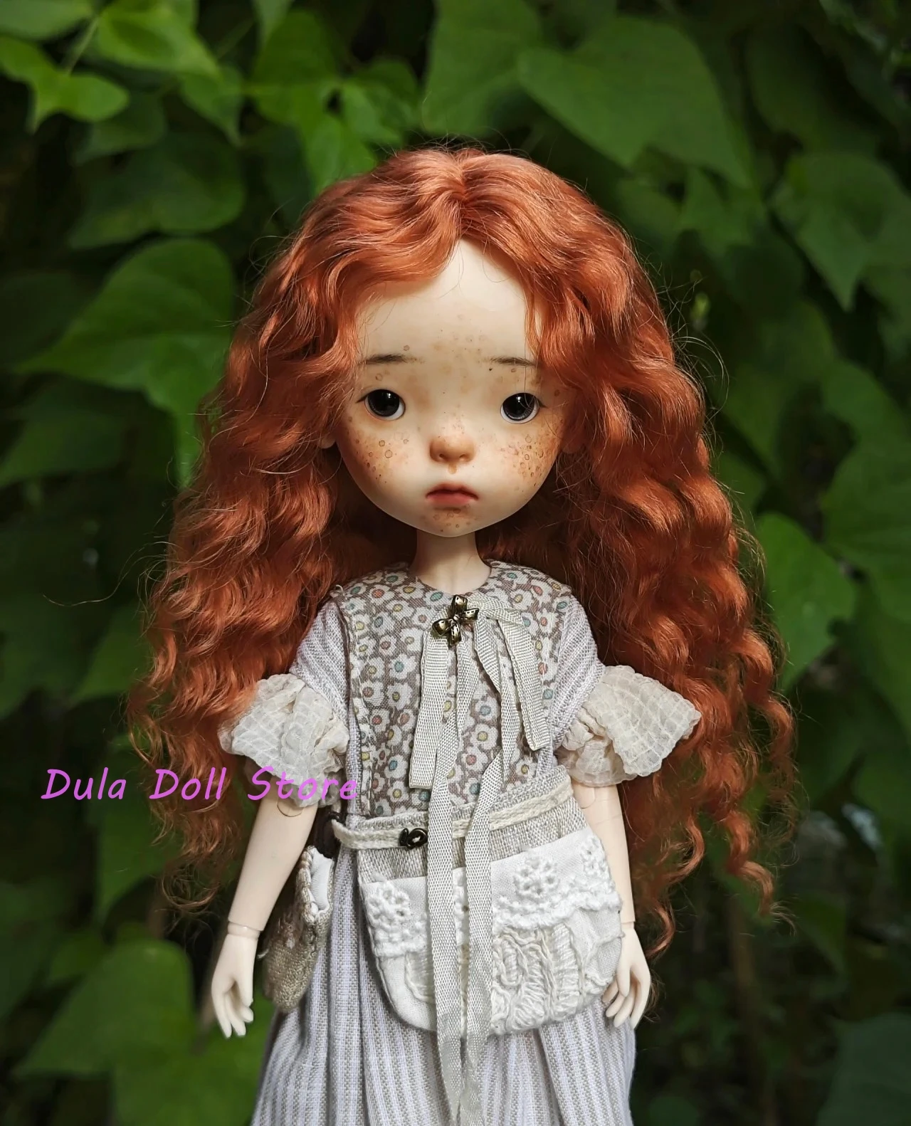 Dula Doll Wigs for Landoudou Landazz Blue bean 6 points 16cm head circumstance