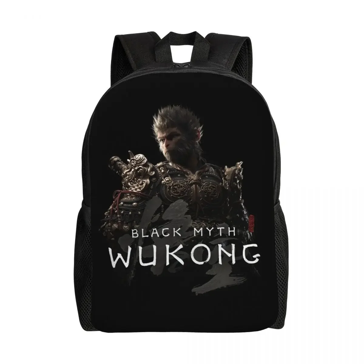 

Custom Monkey King Wukong Myth And Folklore Backpacks for Women Men Waterproof College School Video Game Lover Bag Print Bookbag
