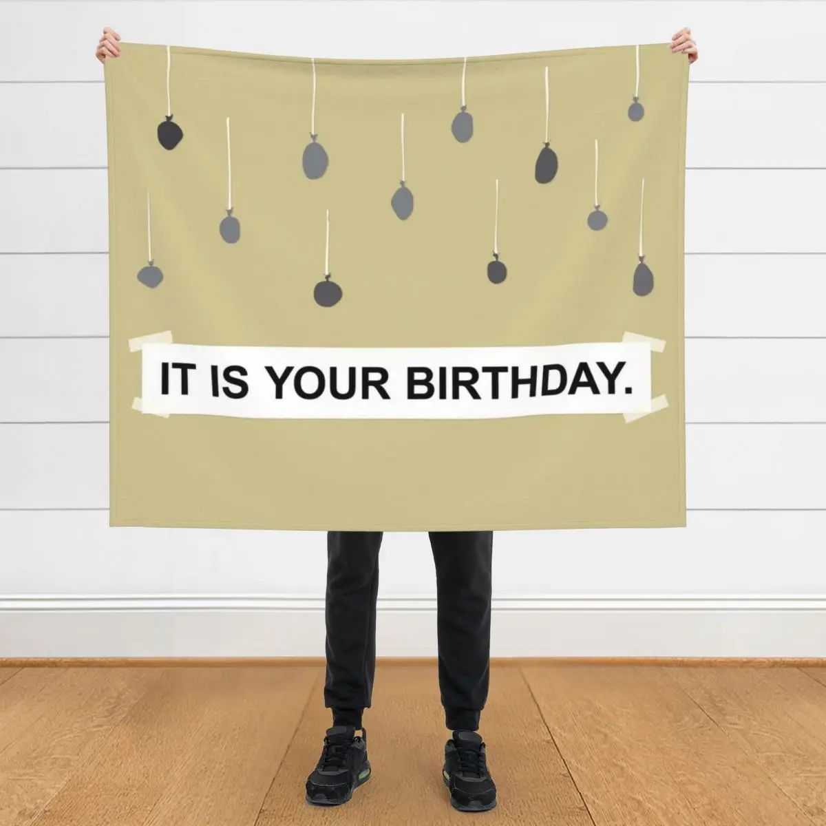

The Office - It Is Your Birthday. Throw Blanket Retros Comforter Winter beds Blankets