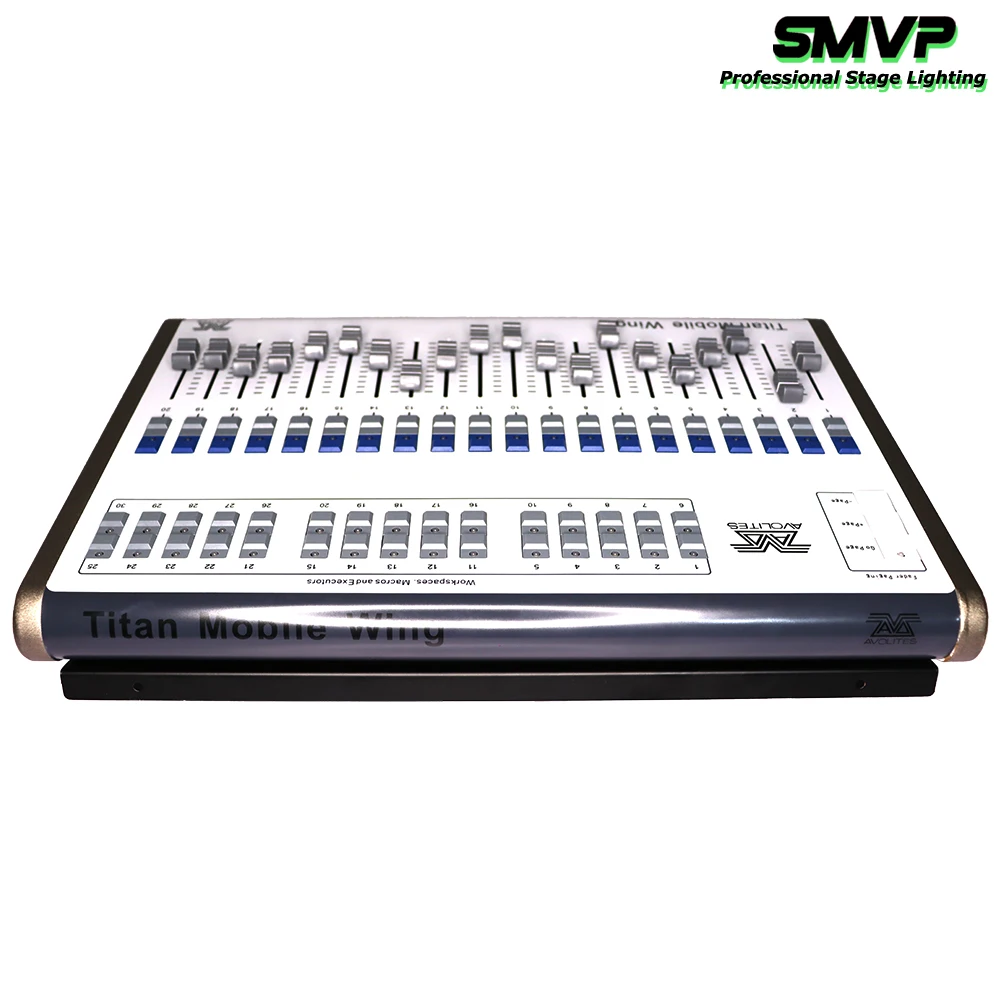 

New Titan Mobile Wing Console Touch Wing Lighting Controller V18/V17/V16 System DMX512 Control Disco Party Beam DJ Stage Light