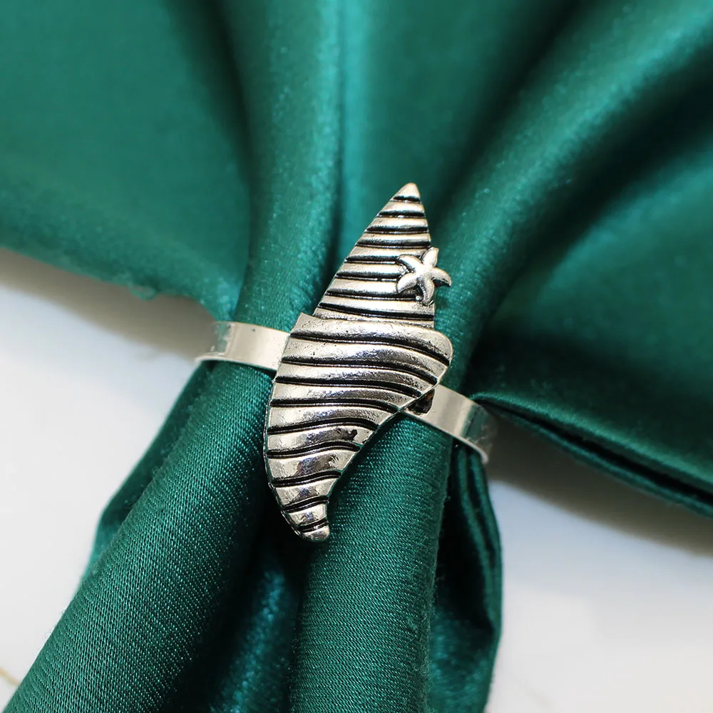 

24 шт., кольца для салфеток с океанскими существами, морская лошадь, черепаха, морская звезда, осьминог, держатель для салфеток для пляжного банкета, свадьбы, вечеринки, декор стола