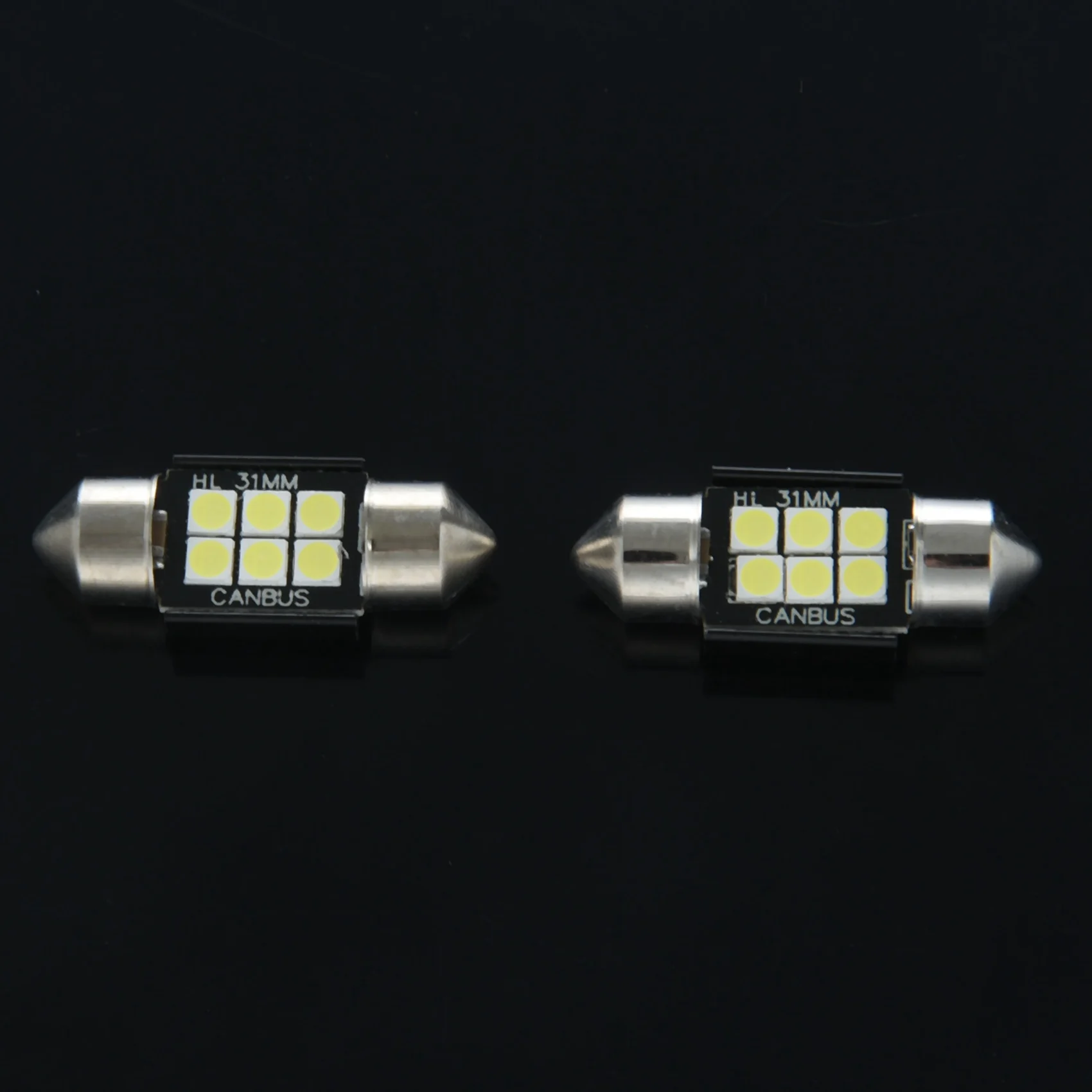 B62B-20Pcs Extremely Bright 400 Lumens 3020 Chipset Canbus Error Free Led Bulbs For Interior Car Lights 31Mm Festoon De3175