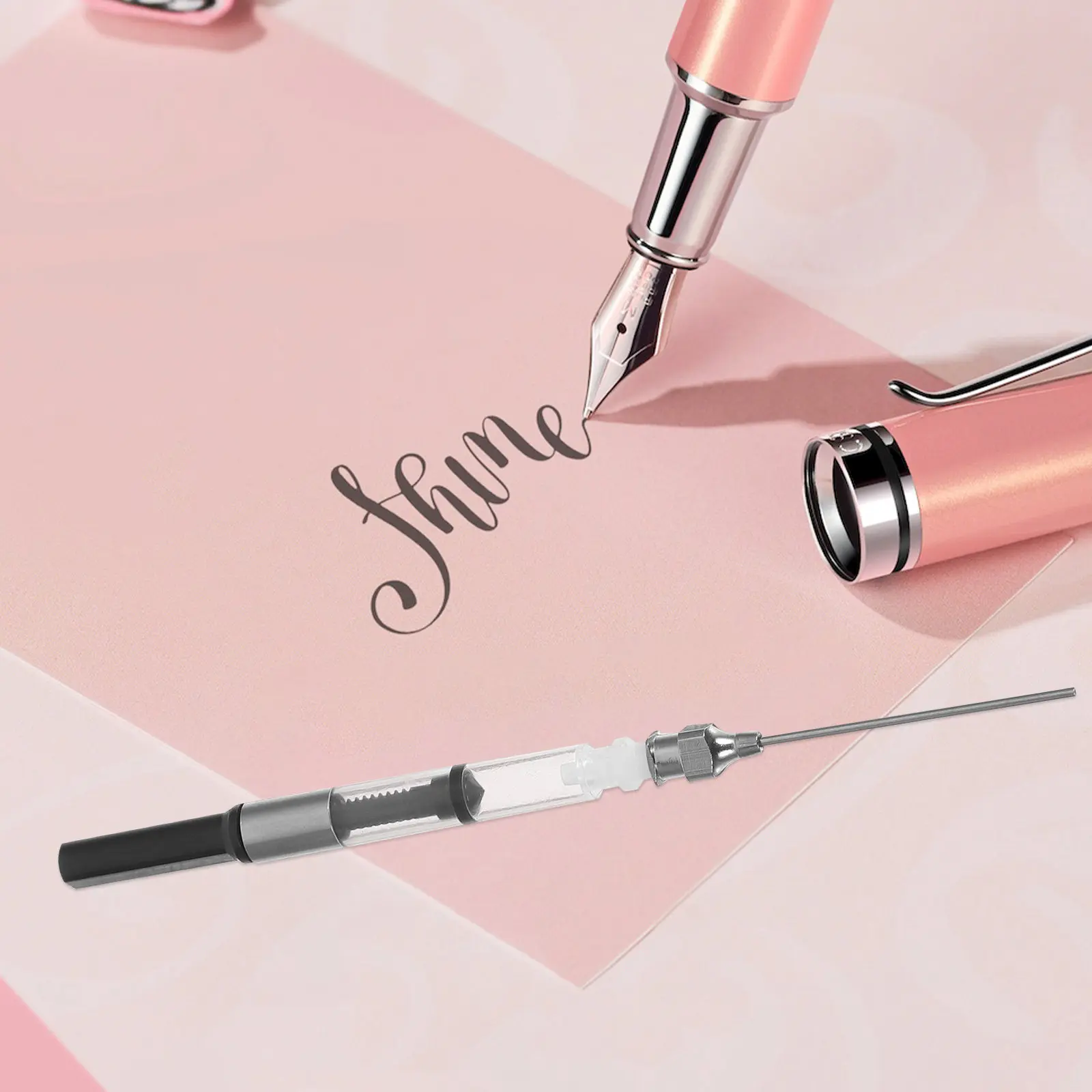 

6Pcs Fountain Pen Ink Absorber Premium Ink Auxiliary Absorber Easy Disassembly Cleaning Lightweight Compact for European