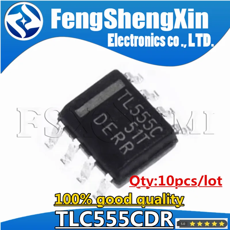 10pcs/lot TLC555 TLC555CDR TL555C TL555I TLC555IDR SOP8 TIMERS IC