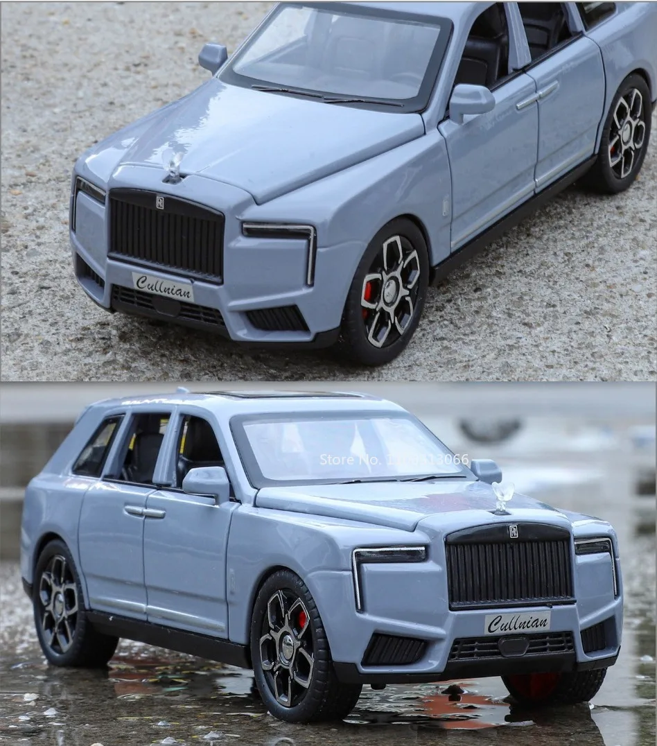 1:32 rolls royce cullinan wraith carros liga modelo brinquedo pneus de borracha veículos roda puxar para trás carro em miniatura presentes perfeitos para crianças