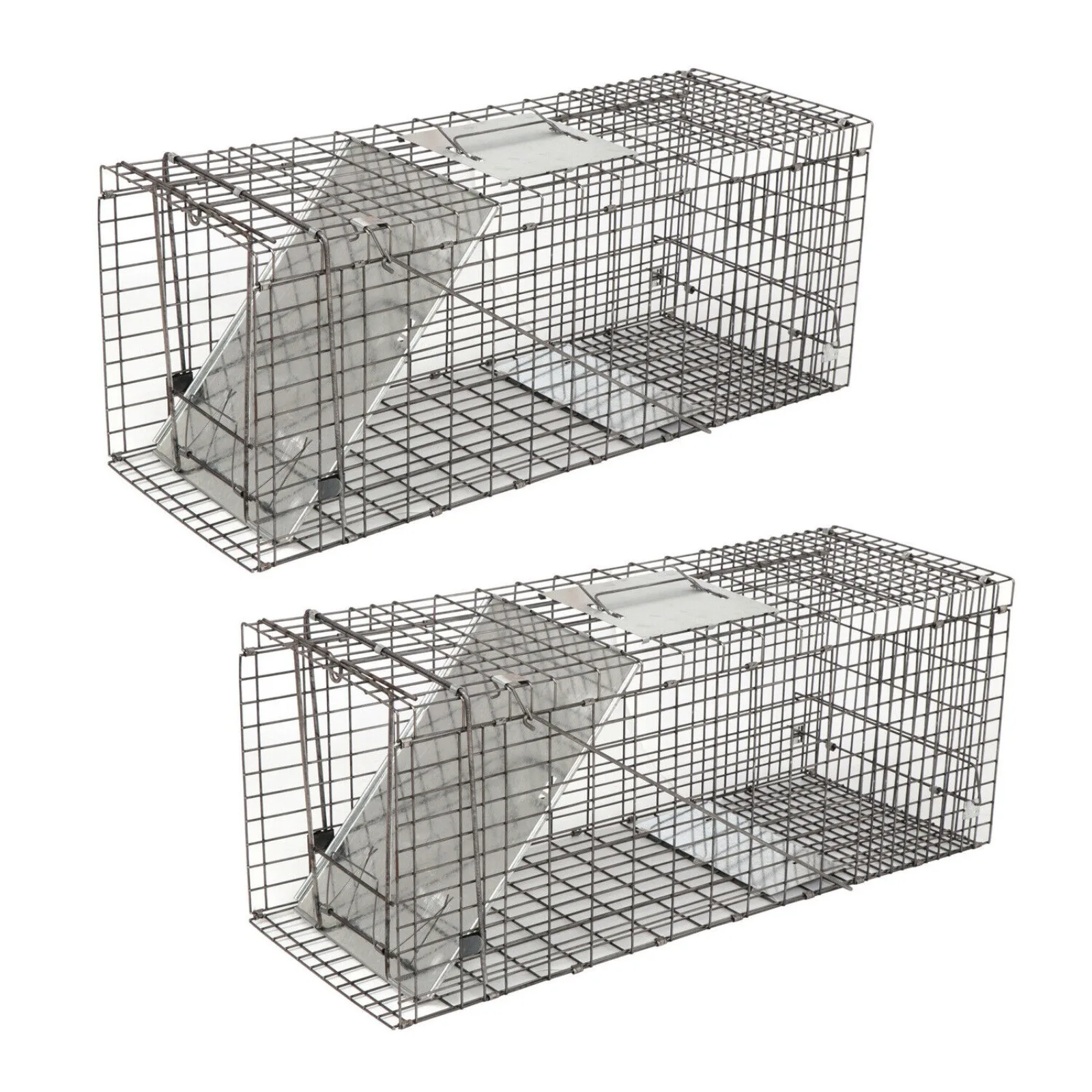 US 2PCS Live Animal Cage Trap 32