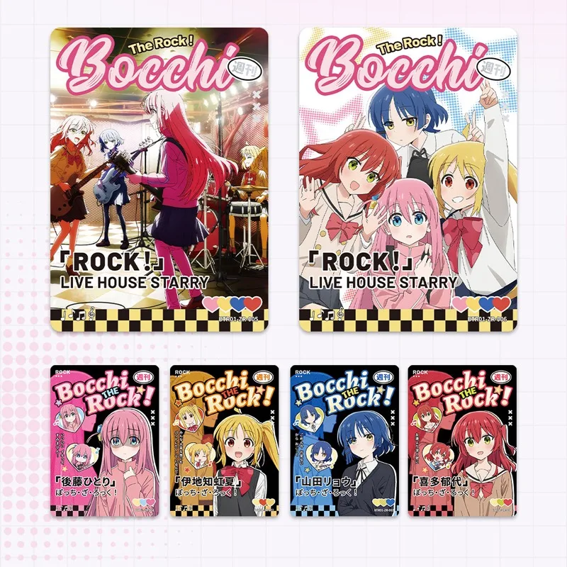 SHINING SOUL Genuine Bocchi The Rock! Card Anime Cartoon Printing Collection Card Toys Ornaments Around Children's Holiday Gifts