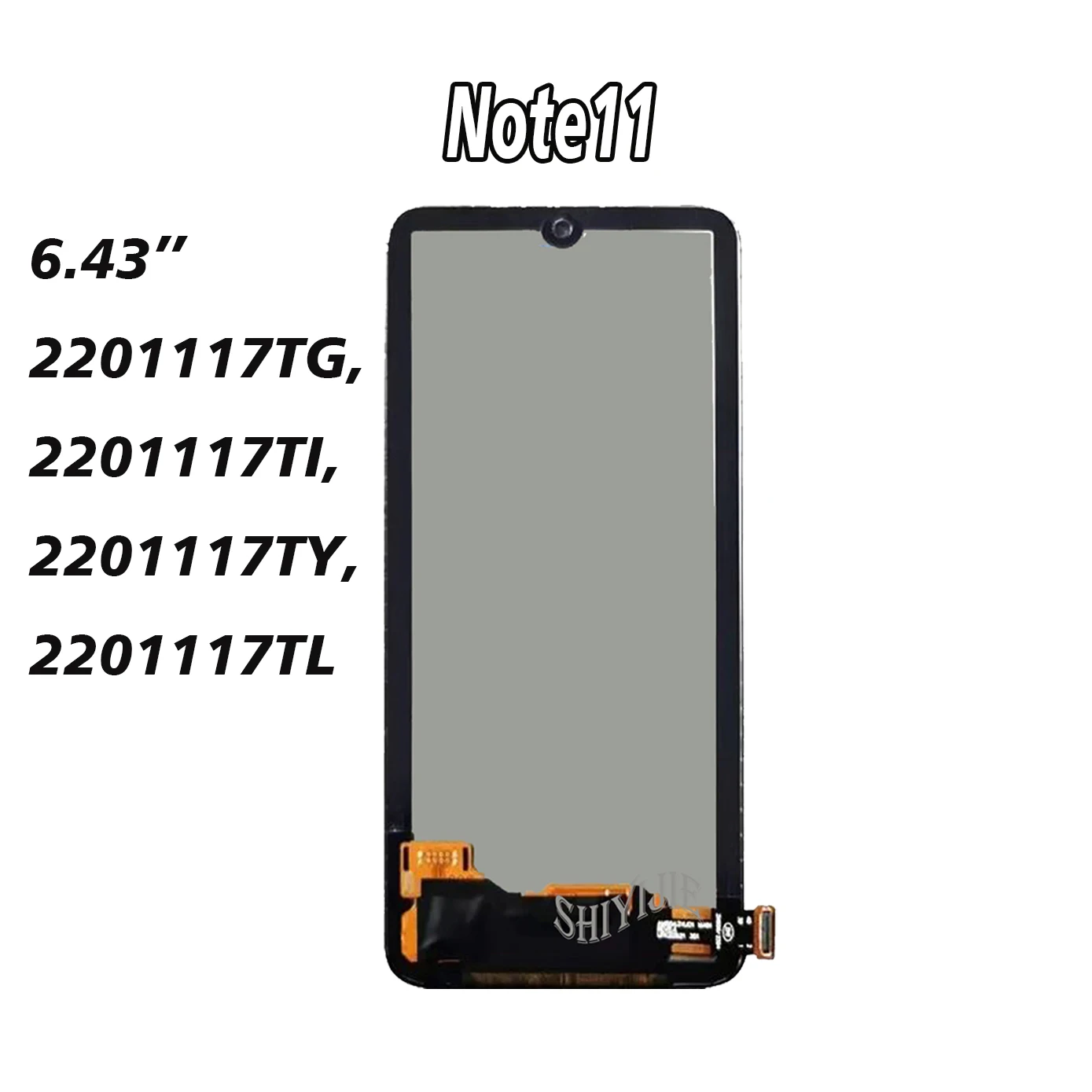 100% Tested For Redmi Note11 11S LCD 2201117TG 2201117SG 2201117TI For Xiaomi Redmi Note 11 Pro 2201116TG Display Touch Screen