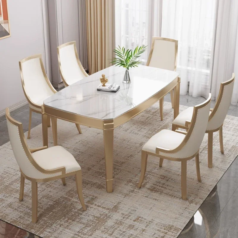 

Non Slip Party Table Modern Rectangular Event Nordic Kitchen Set Dining Table Living Room Luxury Mesas De Comedor Home Furniture