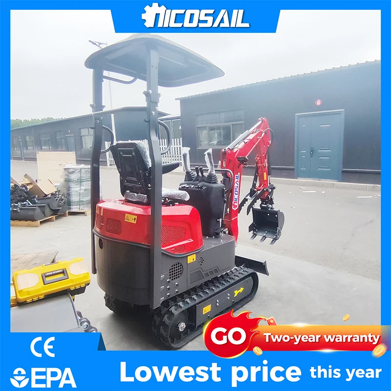 

1.2T Micro Excavator US Top-Searched OKW12 Mini Excavator Custom Design for Basement Construction & Concrete Breaking