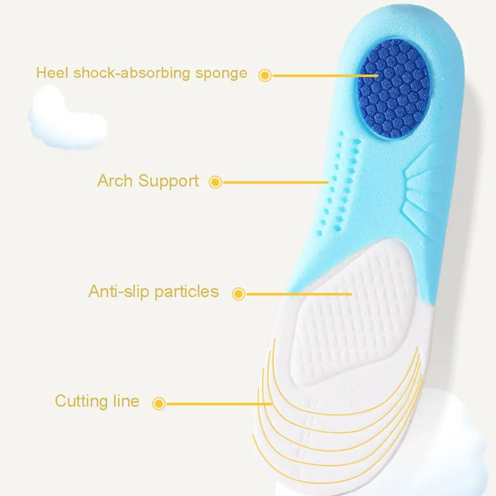 Laufen Interne Kissen Schuh Zubehör Orthopädische Einlegesohlen Schaum Einlegesohlen Kinder Schuhe Pad Sport Einlegesohlen Arch Support Einsätze