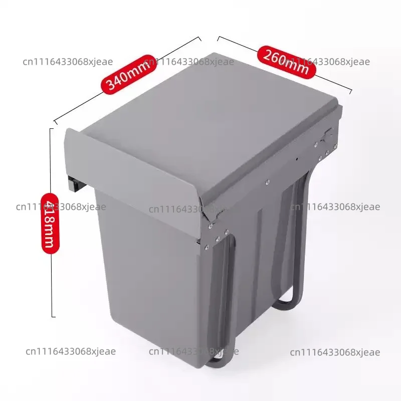 Pull-Out Kitchen Storage Bin For Convenient Recycling Item Organisation