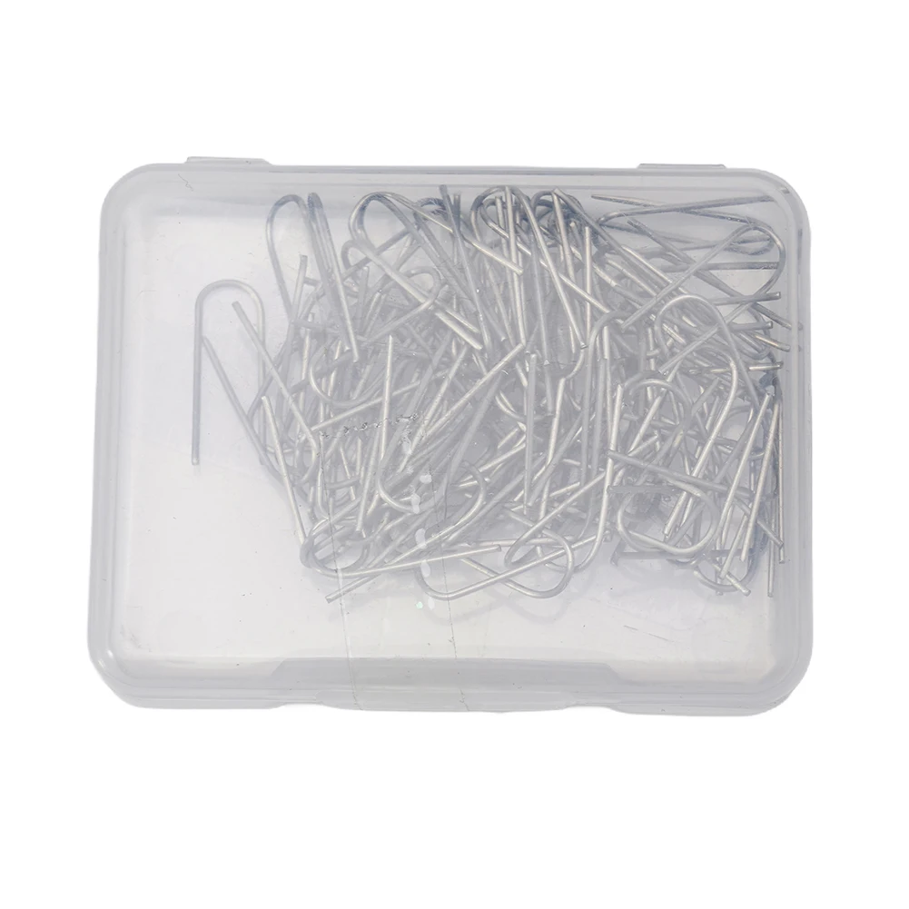 50Pcs/100Pcs/200Pcs U-shaped Wire Nichrome Wire 0.7 Mm High Heat Kiln Wire For Hanging Loop Jewelry Pendant Handcrafted Art Tool
