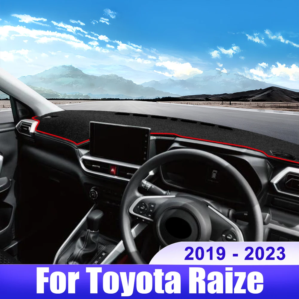 

For Toyota Raize Daihatsu Rocky A200 2019 2020 2021 2022 2023 Car Dashboard Cover Dash Mat Sun Shade Non-slip Pad Accessories