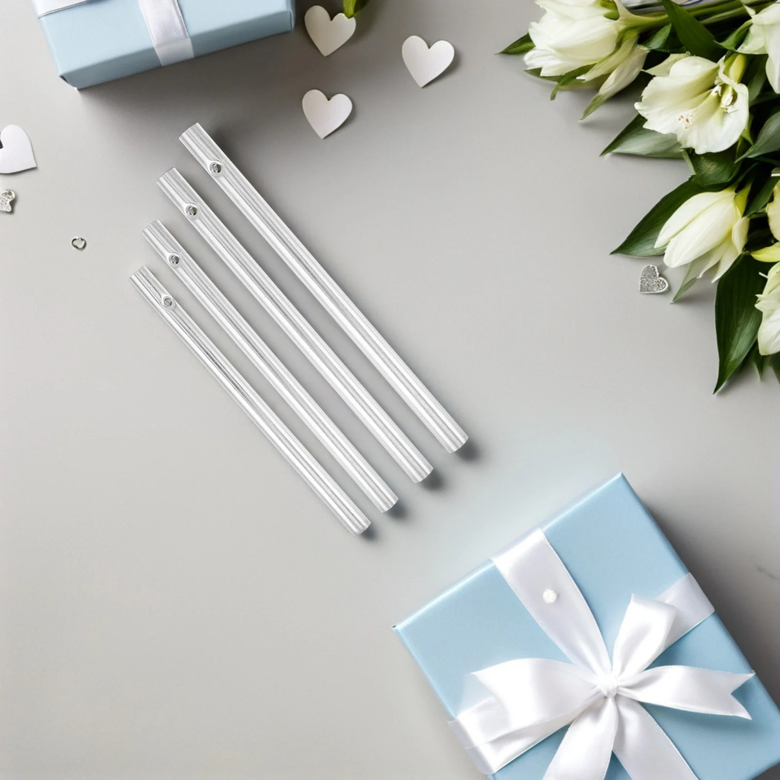 12 قطعة من أنابيب الرياح المصنوعة من الألومنيوم لوازم حرفية كبيرة لدقات الرياح المصنوعة يدويًا لتزيين الحديقة الخارجية واستبدال الأنبوب المعدني